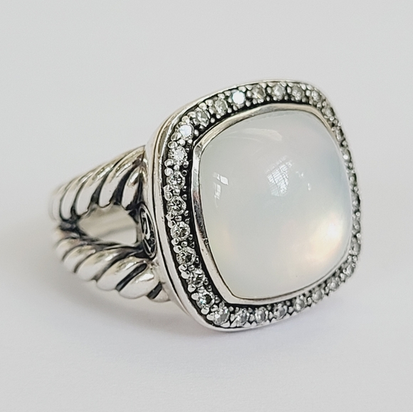 David Yurman Albion 14mm Moon Quartz (Moonstone) D - Picture 3 of 15